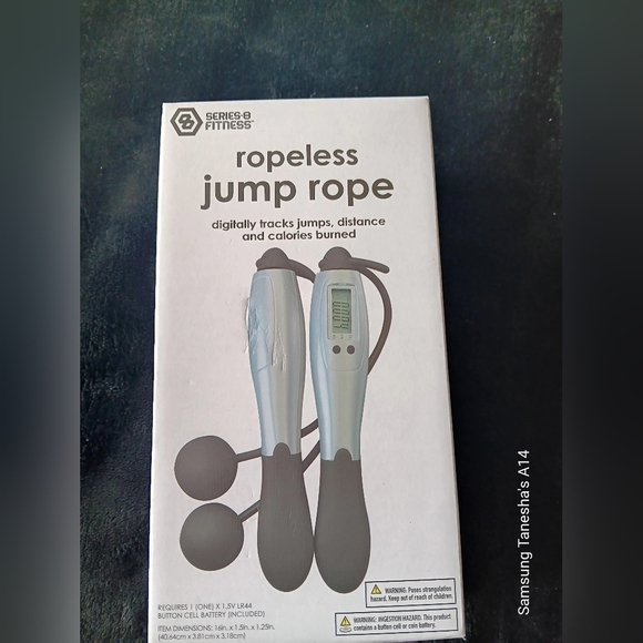 Series 8 Fitness Other - New Unisex Series 8 Fitness Digital Ropeless Silver Jump Rope